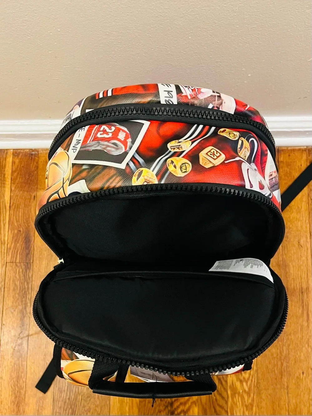 Jordan Borough Graphic Black/Multi Color Backpack  MA9220-K90
